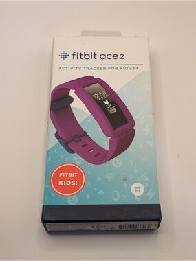 Fitbit Ace 2, Purple, Kids Smart Watch, New